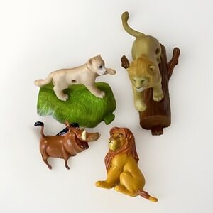 Vintage Lion King Action Figures Disney Toy Lot Set Of 4